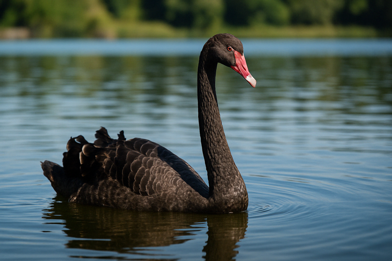 Ein schwarzer Schwan - Eine Metapher für ein Ereignis, das so selten oder einzigartig ist, dass es nicht vorhergesagt werden kann.